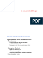 Recrutamento e Selecção. PPT - Modo de Compatibilidade