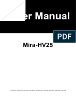 10-203-00254-02 Mira-HV25 User Manual