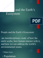 People and The Earths Ecosystem Population