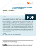 Research Progress in Facility Agriculture and Ligh