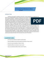 Module 2 PRINCIPLES OF MOTOR CONTROL AND LEARNING - 122636