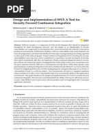 Computers: Design and Implementation of SFCI: A Tool For Security Focused Continuous Integration