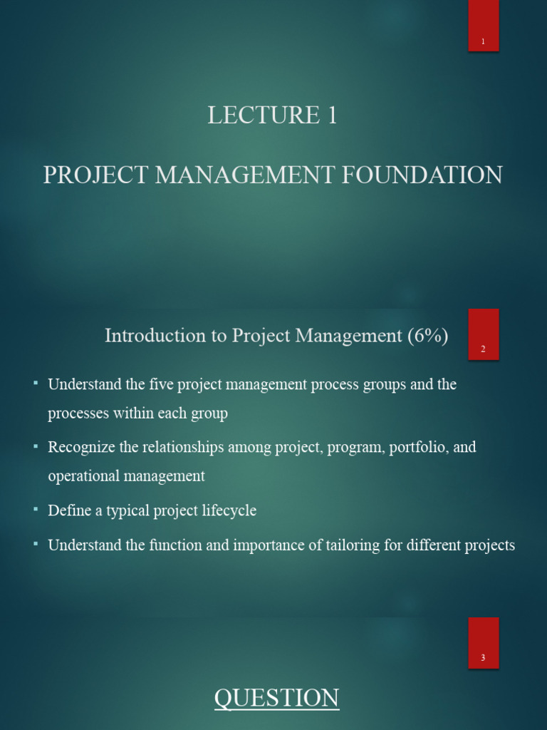 Introduction to Project Management | PDF | Project Management | Agile ...