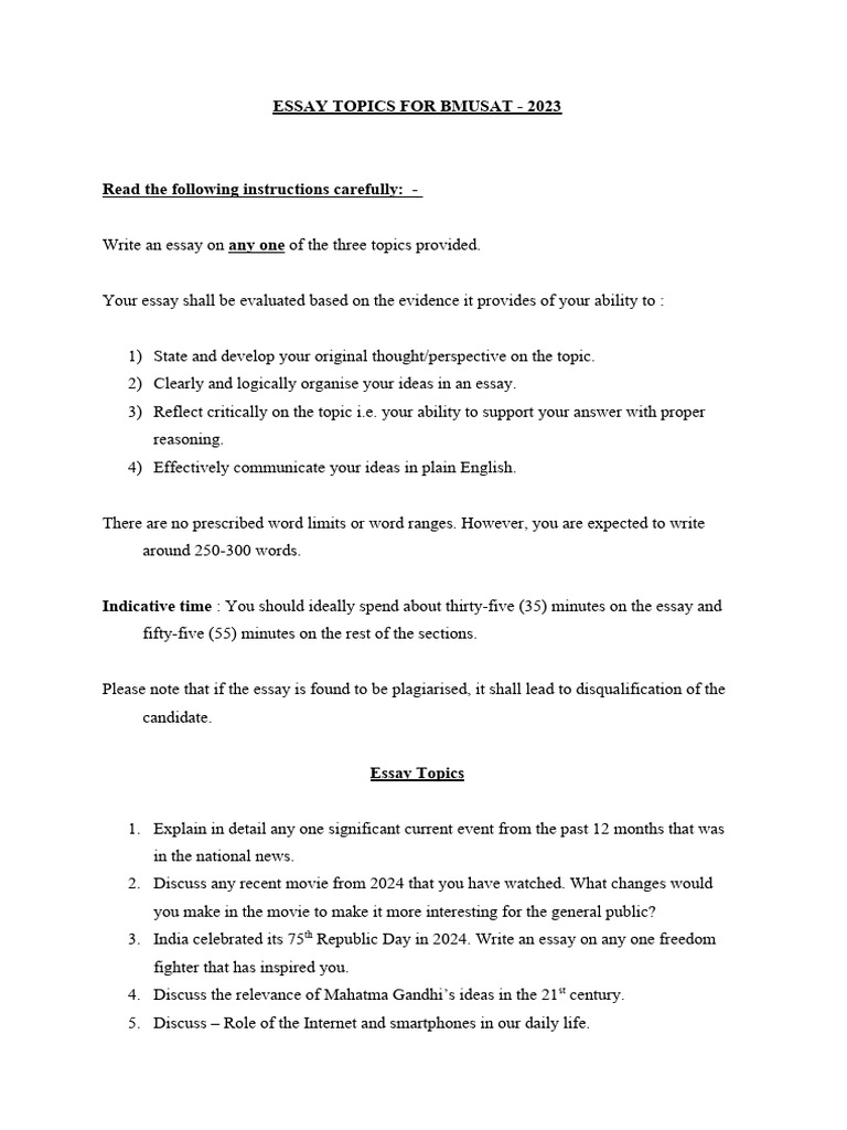 Lnat Essay Topics 2024