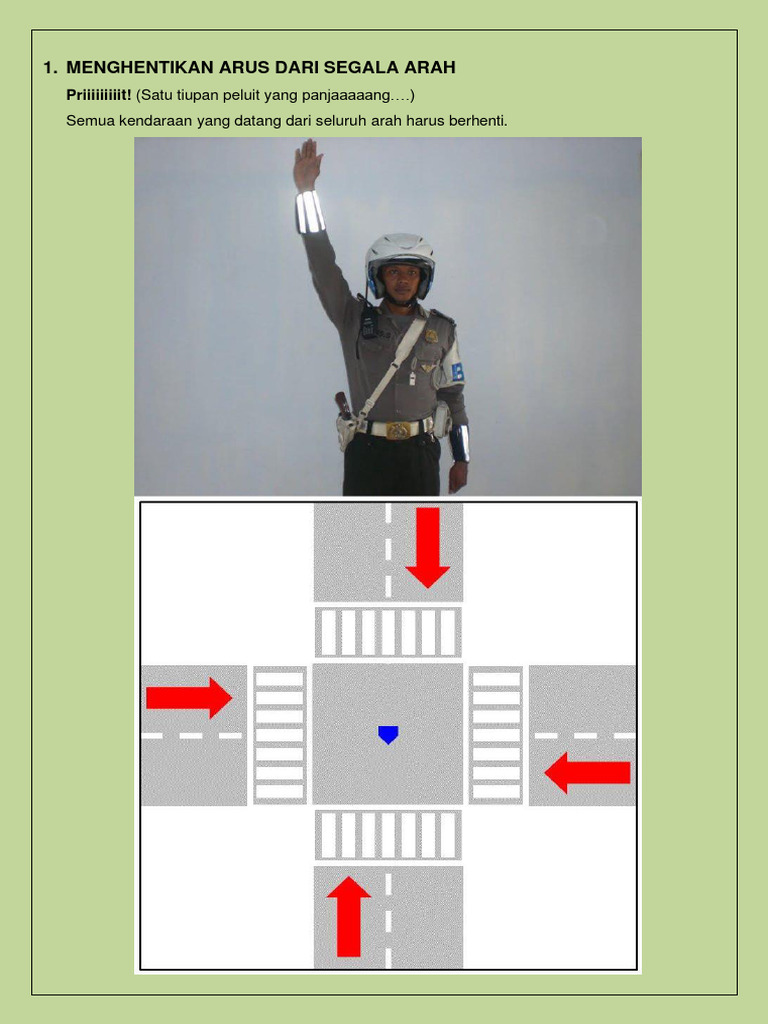 12 Gerakan Pengaturan Lalu Lintas | PDF