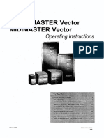 Adjustable Frequency AC Drive Micromaster and Midimaster Vector