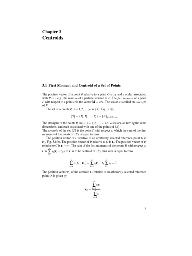 Understanding Centroids and Moments | PDF | Area | Cartesian Coordinate ...