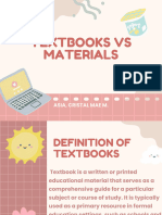 Textbook Vs Materials 3