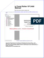 Sta Rubber Tyred Roller VP 2400 Workshop Manual 2