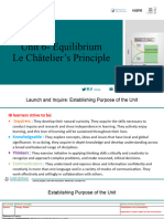Unit 6 - Equilibrium Le Châtelier's Principle