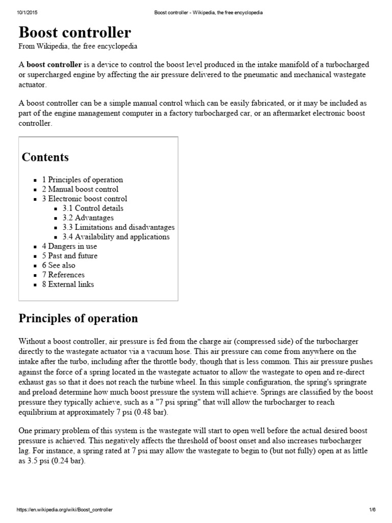Boost controller wikipedia the free encyclopedia pdf