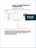 Still Om Pimespo Forklift Xe60 Xe70 Xe80 Parts Catalogue de