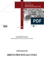 Sommario - Balena - Istituzioni Di Diritto Processuale Civile - Vol - III - 2023
