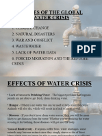 Water Crisis Effects