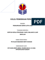 Kertas Kerja 3 Hari 2 Malam (Siti Hawa KH26)