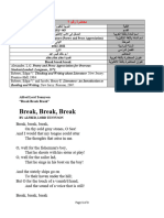 Break, Break, Break: Studentslondod: Longman, 1971