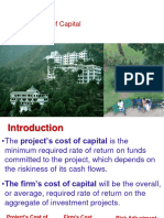 MST531: Cost of Capital
