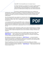 Dissertation Writing Guide PDF