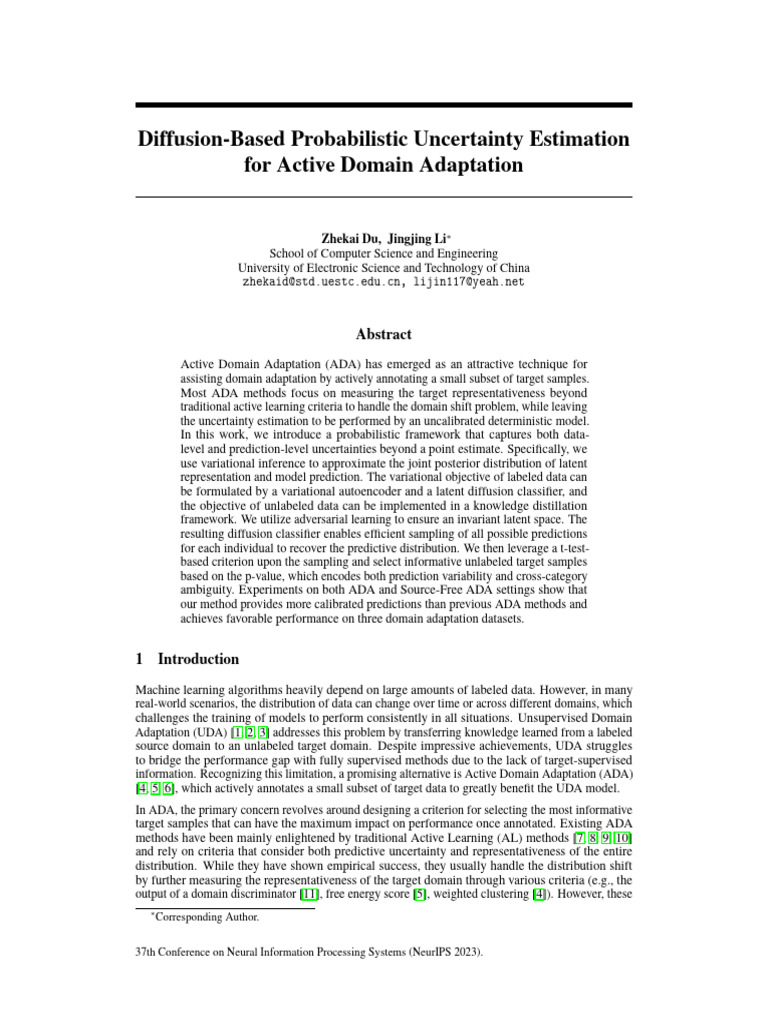 1876 Diffusion Based Probabilistic | PDF | Statistics | Statistical Theory