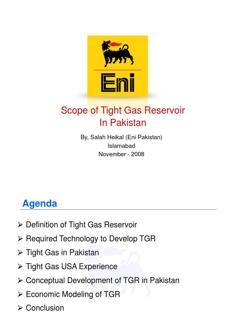Tight Gas Reservoir Development in Pakistan | PDF | Barrel (Unit ...
