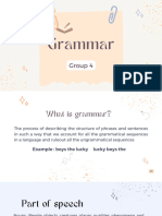 Grammar (Group 4)