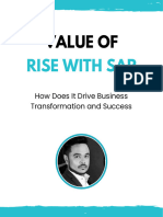 Value of RISE With SAP