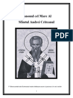 Canonul Cel Mare Al Sfântului Andrei Criteanul 