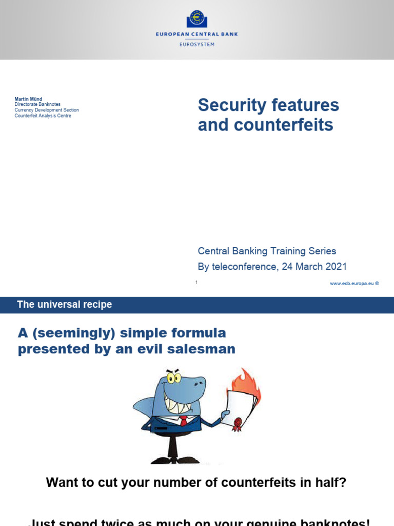 Security Features in Banknotes Explained | PDF
