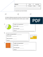 Avaliação de Matemática 3º Trim - 4º Ano