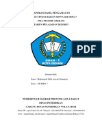 Laporan Hasil Pengamatan Statistika