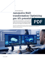 Automotive R and D Transformation Optimizing Gen Ais Potential Value