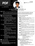 Kishore Kumar.m Resume PDF