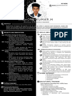 Kishore Kumar.m Resume PDF