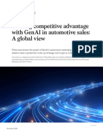 Gaining Competitive Advantage With Genai in Automotive Sales A Global View