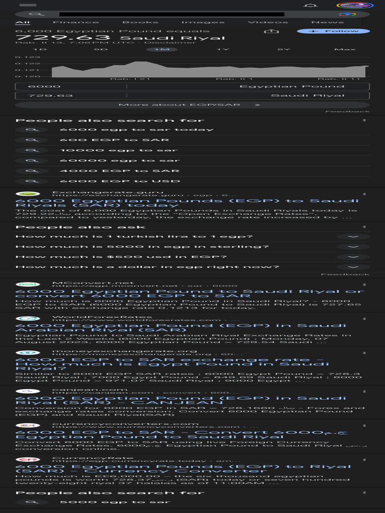 6000 EGP to SAR Exchange Rate | PDF | Foreign Exchange Market | Numismatics