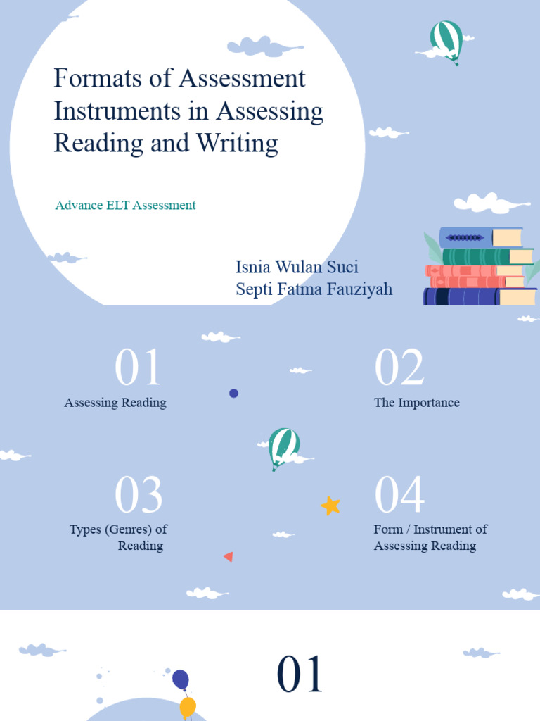 Reading Assessment Instruments Explained | PDF | Multiple Choice ...