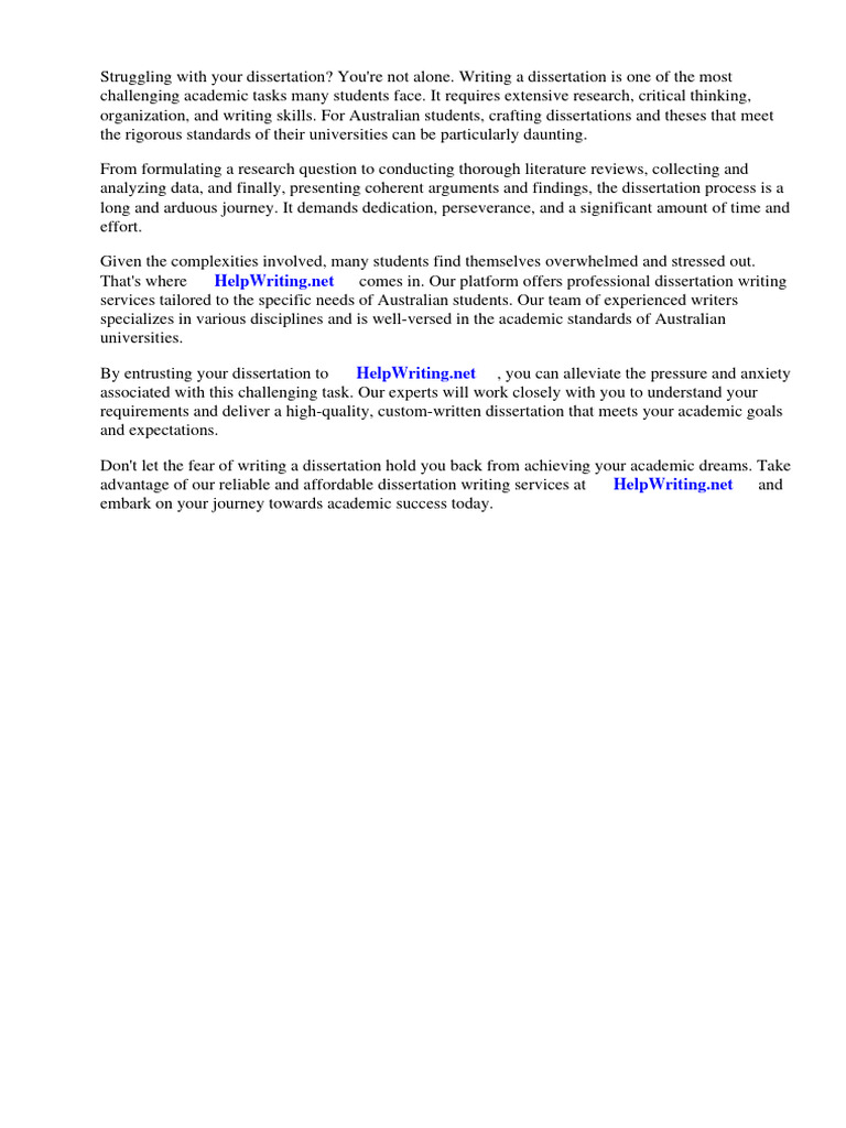 Australian Dissertations Theses | PDF | Thesis | Academic Publishing