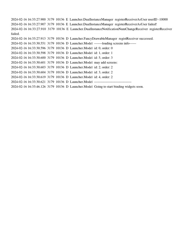 Launcher Instance Registration Errors | PDF | Computers