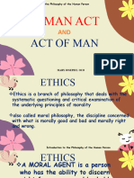 Human Act vs. Act of Man