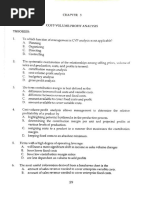 MS Review CVP Analysis