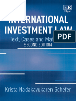 International Investment Law Text, Cases and Materials, Second Edition 2nd