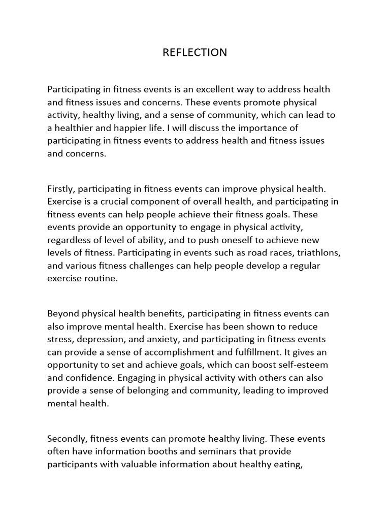Portfolio in Physical Education and Health 1 | PDF | Physical Fitness ...