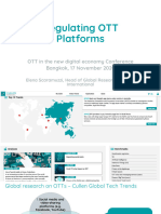 Regulating OTT Platorms - OTT in The New Digital Economy Conference 2020 - Cullen International