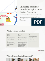 Unlocking Economic Growth Through Human Capital Formation