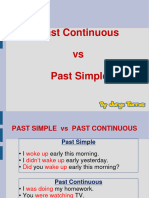 Past Continuous Vs Past Simple