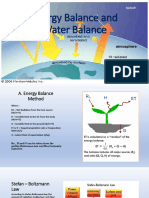 Lesson 7 Energy Balance and Water Balance