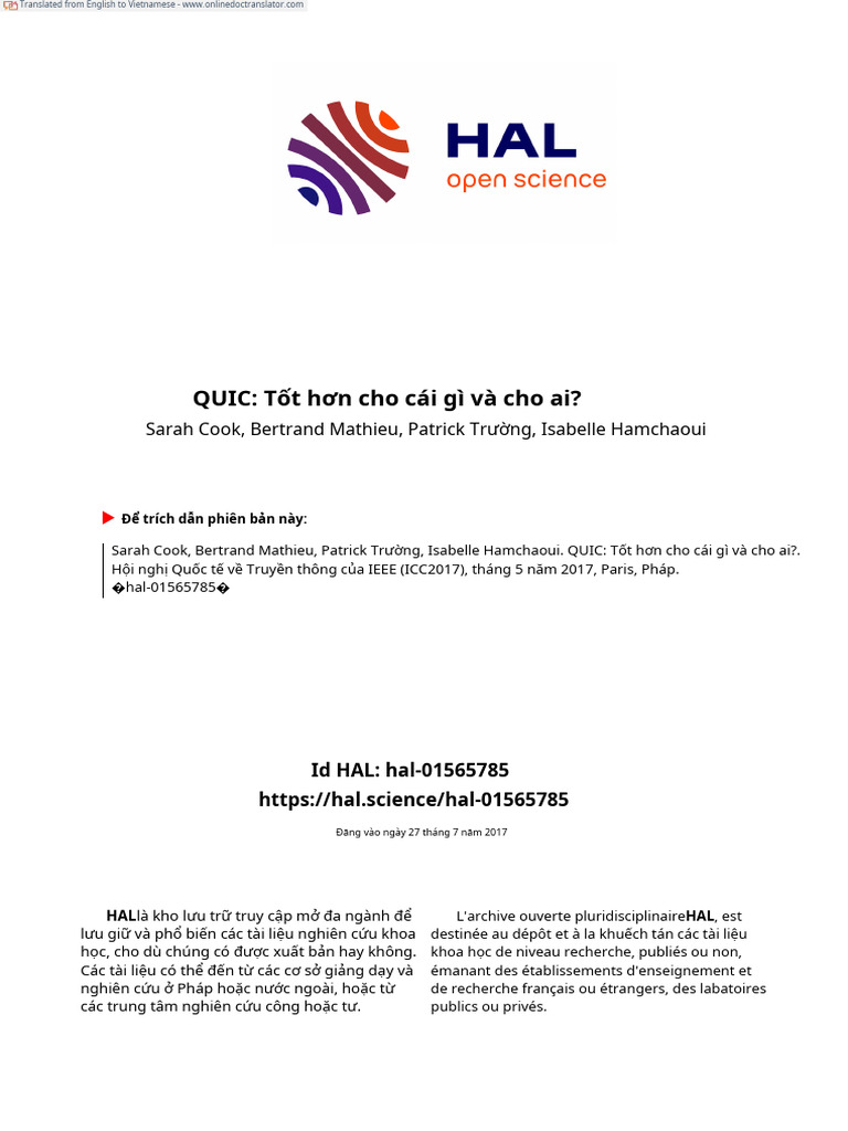 Quic Testing - En.vi | PDF