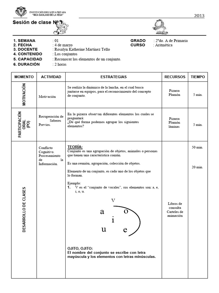 Clases de Aritmética para 2º Primaria | PDF | Maestros | Alfabeto