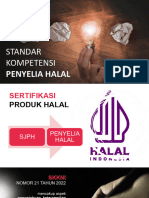 Pengantar SKKNI Penyelia Halal