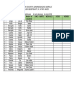 Lista de Estudiantes